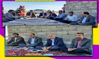 بازدید فرماندار و مدیر شبکه بهداشت از روستای سیزه 